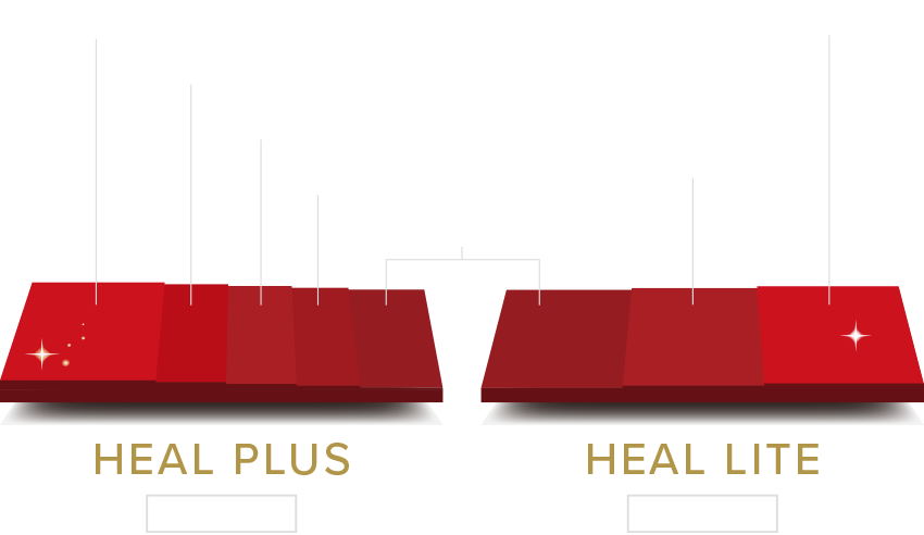 キズが徐々に消える