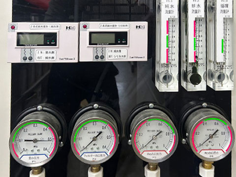 純水機2台完備（0〜1ppmの純水）