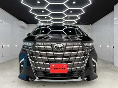 トヨタアルファード　ガラスコーティング