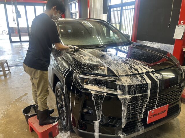 トヨタ・RAV4　洗車